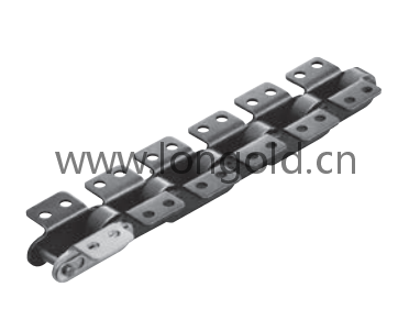 免加油自潤滑帶K1/K2附件雙倍節距輸送鏈 免加油自潤滑帶K1/K2附件雙倍節距輸送鏈