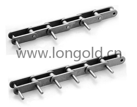 帶加長銷附件表面涂層雙倍節距鏈 NP規格 帶加長銷附件表面涂層雙倍節距鏈 NP規格