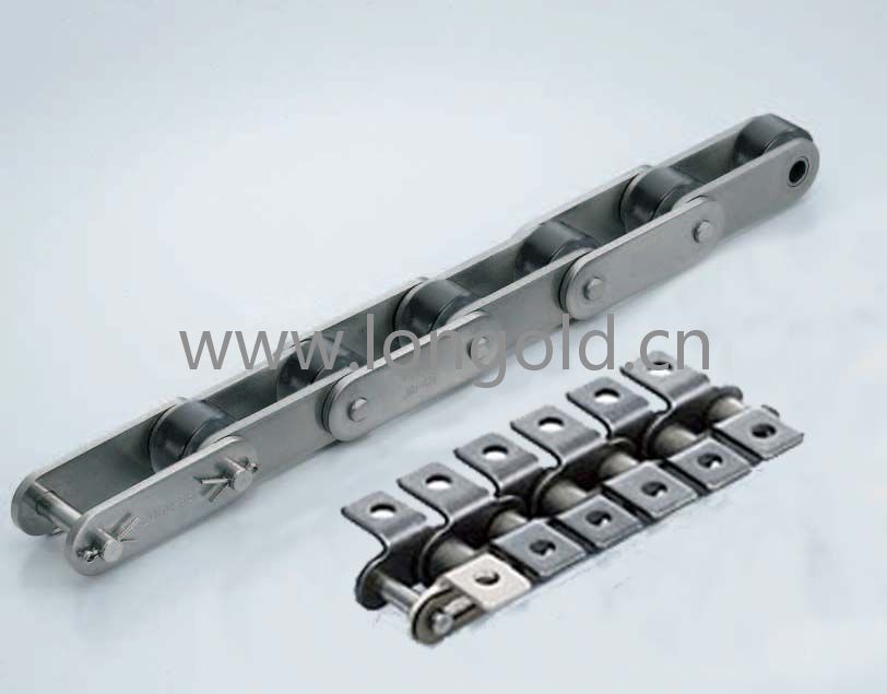 帶K1/K2附件塑料滾子雙倍節距鏈條 基本型NP規格 帶K1/K2附件塑料滾子雙倍節距鏈條 基本型NP規格