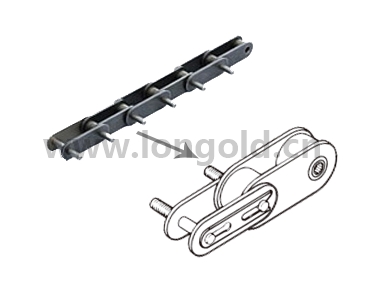 帶螺紋延長銷雙倍節(jié)距鏈條 帶螺紋延長銷雙倍節(jié)距鏈條